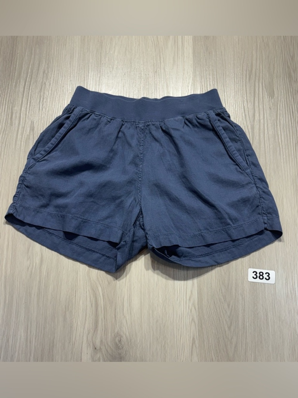 Faherty‎ Navy Elastic-Waist Casual Shorts Size S